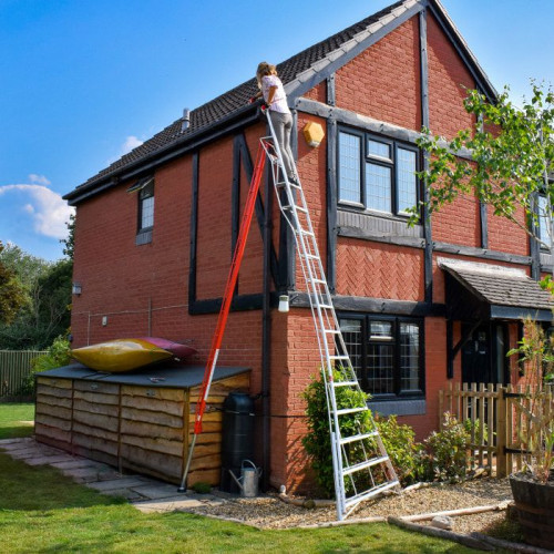 NEW HENCHMAN PRO Fully Adjustable Tripod Ladder 4.8m / 16ft