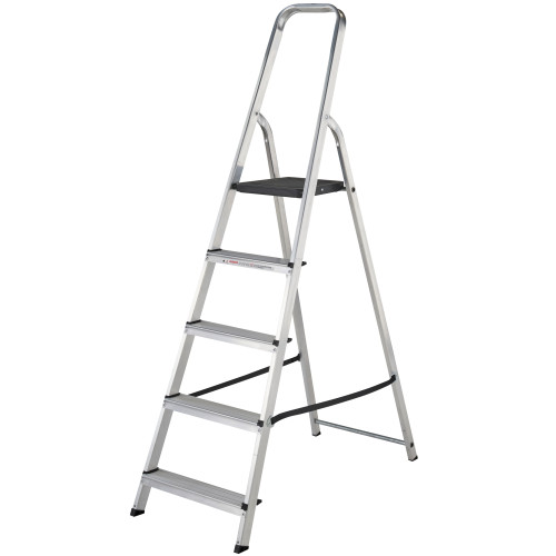 Werner 5 Tread Stepladder High Handrail
