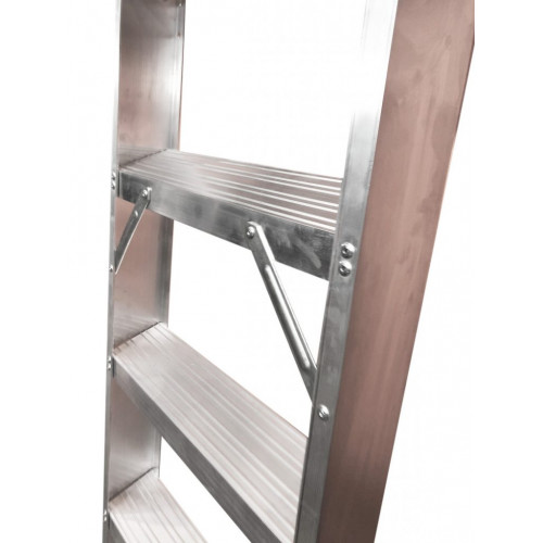 6 Tread Aluminium Shelf Ladder