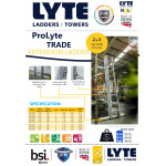 Lyte ProLyte Double 3.8m Professional EN131 Ladder