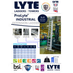 Lyte ProLyte+ Double 4.0m Heavy-Duty Industrial Ladder