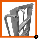 10 Tread Aluminium Shelf Ladder