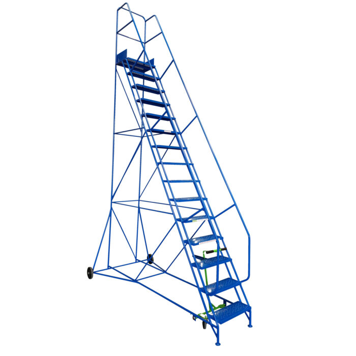 15 Tread Industrial Mobile Safety Step
