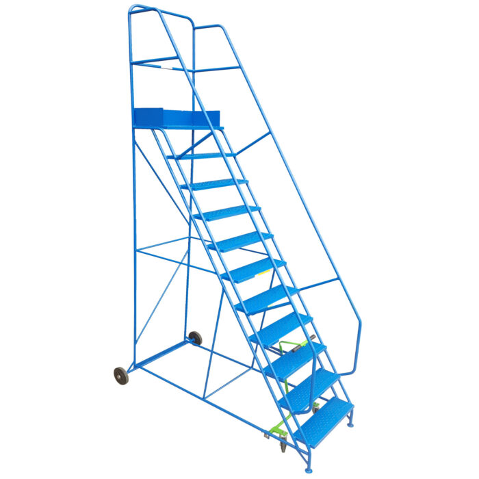 11 Tread Extra-Wide Industrial Mobile Safety Step