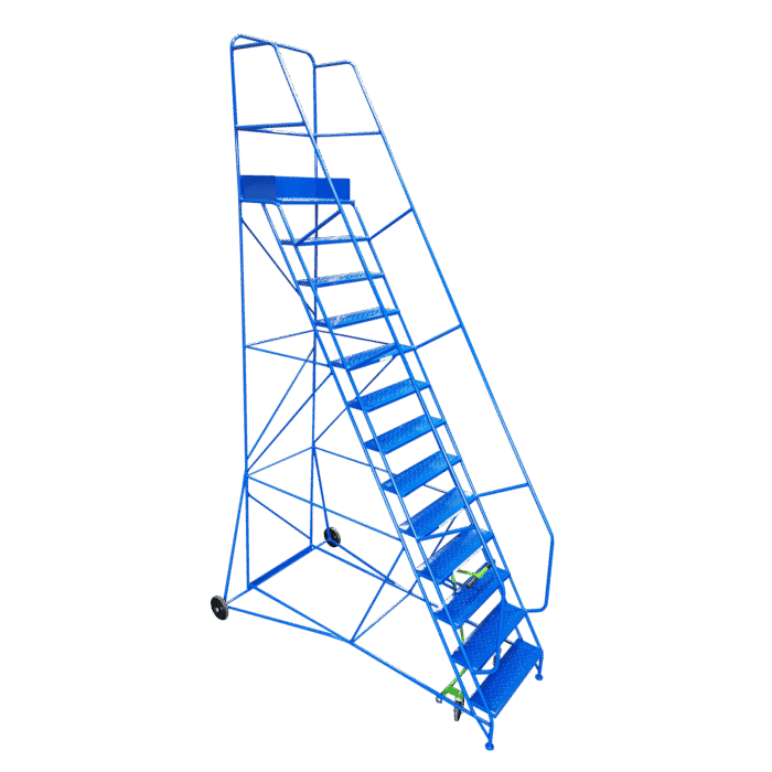 13 Tread Extra-Wide Industrial Mobile Safety Step