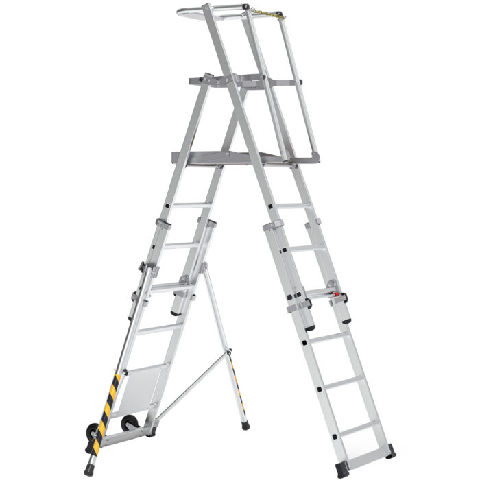 BoSS "Teleguard-Plus" 4-7 rung  telescopic podium step