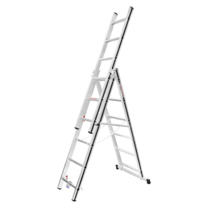 Hymer 3x6 rung Black Line Combination Ladder