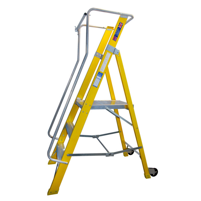 Superglas 7 Tread Fibreglass Wide Platform Step
