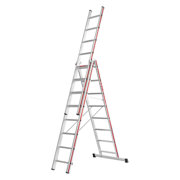 Hymer 3x8 rung Professional Red Line Combination Ladder