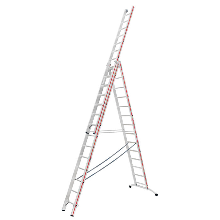 Hymer 3x14 rung Professional Red Line Combination Ladder