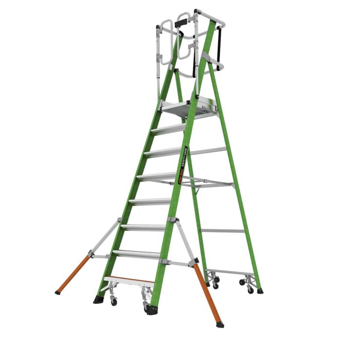 Little Giant 8 Tread Safety Cage Podium Step series 2