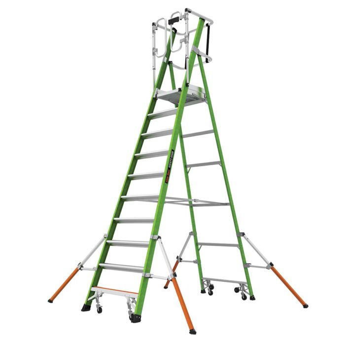 Little Giant 10 Tread Safety Cage Podium Step series 2