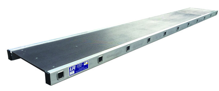 5.95m (19.6ft) Aluminium Staging Board 600mm Wide