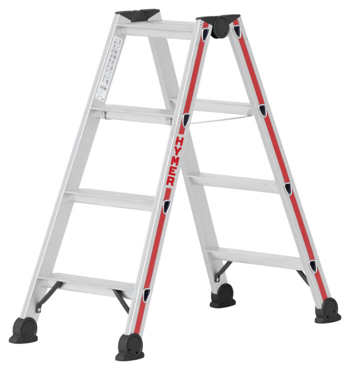 Hymer 4 Tread Double-sided Red-Line Professional Step