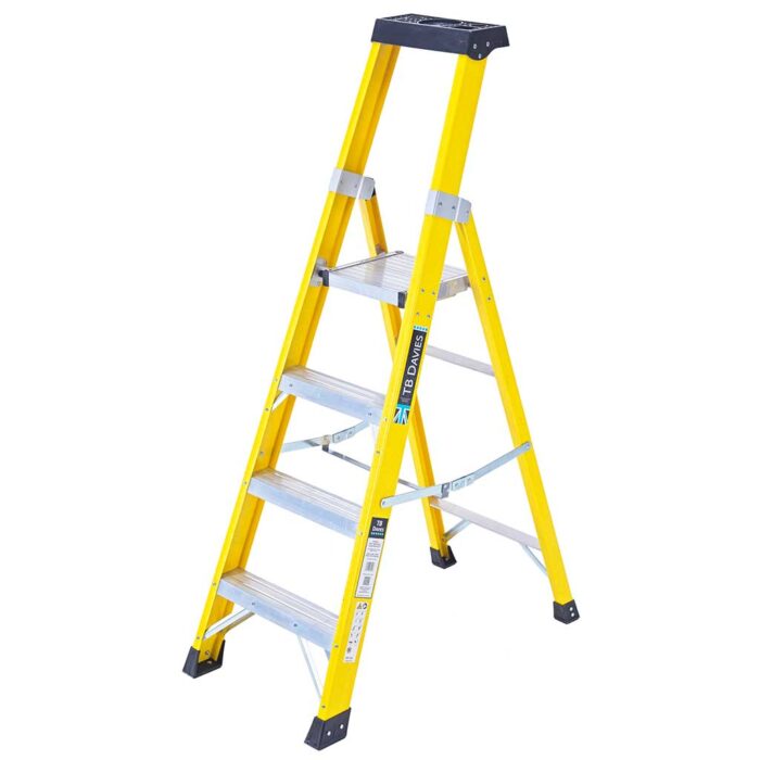 Professional 4 Tread Fibreglass Platform Step