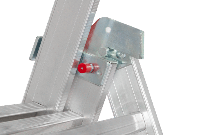 Hymer 3x14 rung Professional Red Line Combination Ladder - Image 3