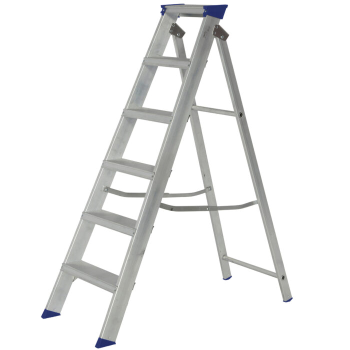 WERNER 6 Tread Heavy Duty Builders Step