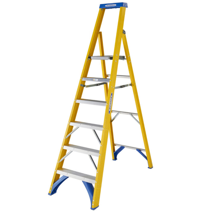 Werner 6 Tread Fibreglass Platform Step