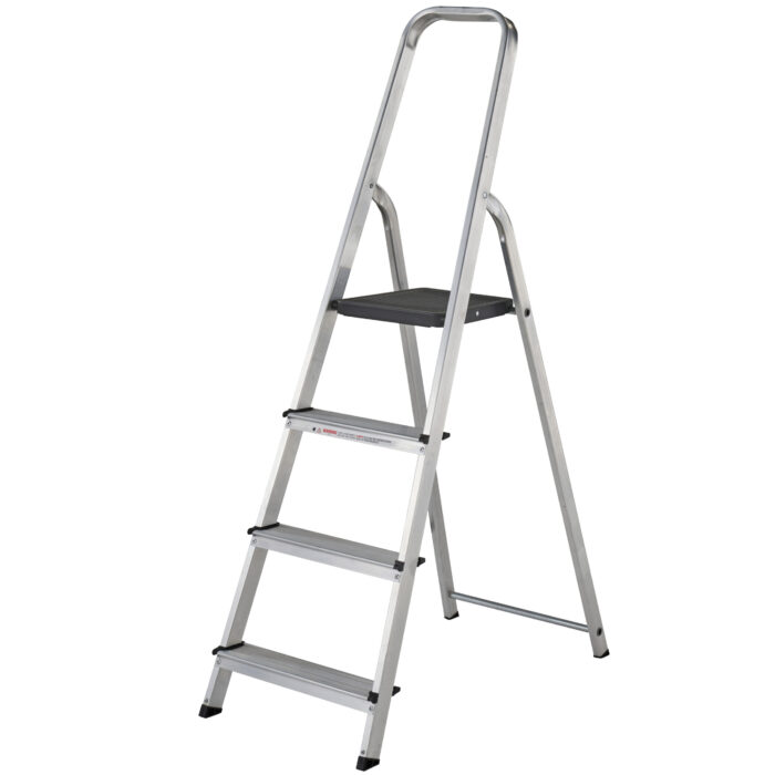 Werner 4 Tread Stepladder High Handrail
