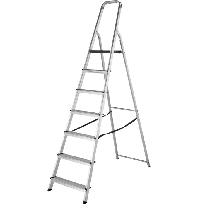 Werner 7 Tread Stepladder High Handrail