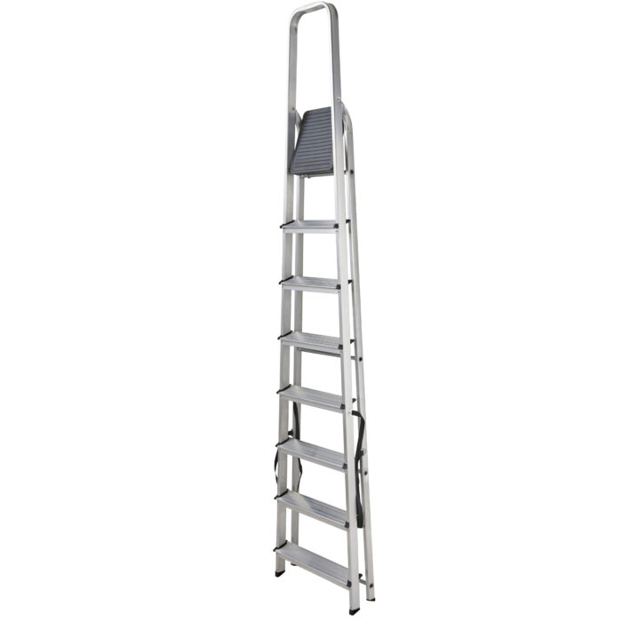 Werner 8 Tread Stepladder High Handrail - Image 7
