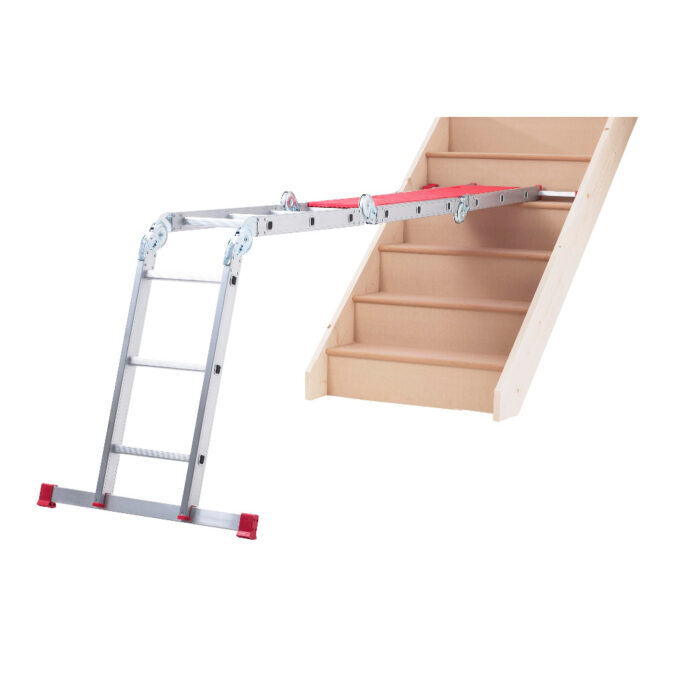 WERNER 12-way Multi Purpose Folding Ladder with platform - Image 2