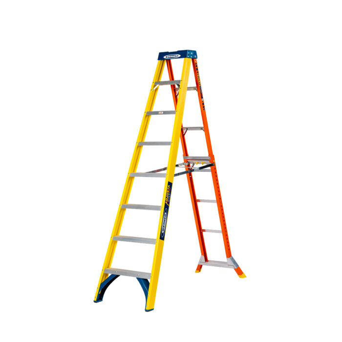 GRP WERNER AdjustaStep PRO® Stepladder 8 Tread