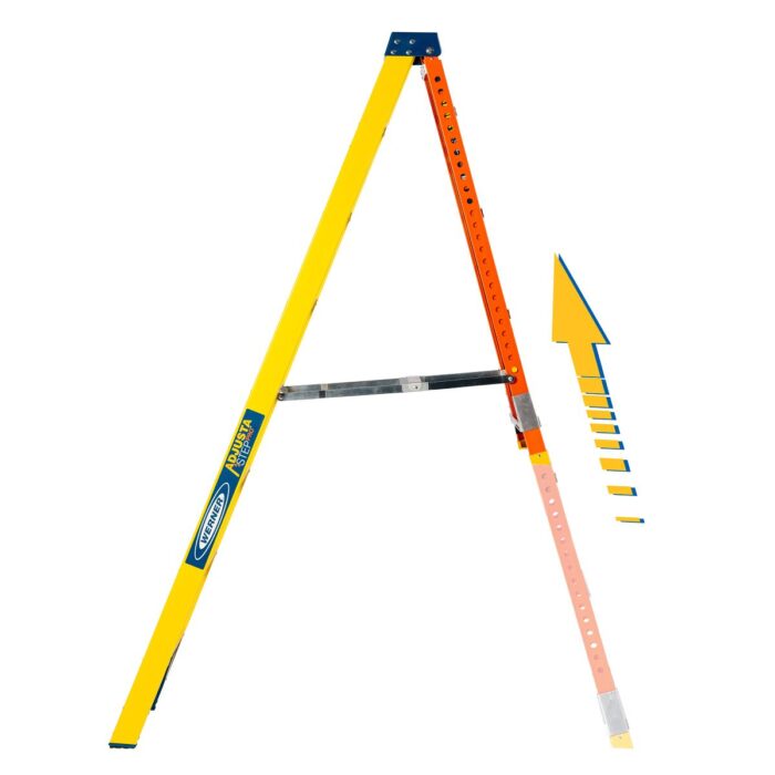 GRP WERNER AdjustaStep PRO® Stepladder 8 Tread - Image 18