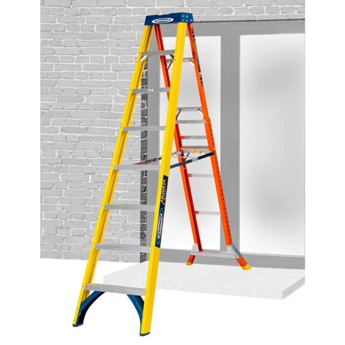 GRP WERNER AdjustaStep PRO® Stepladder 8 Tread - Image 16