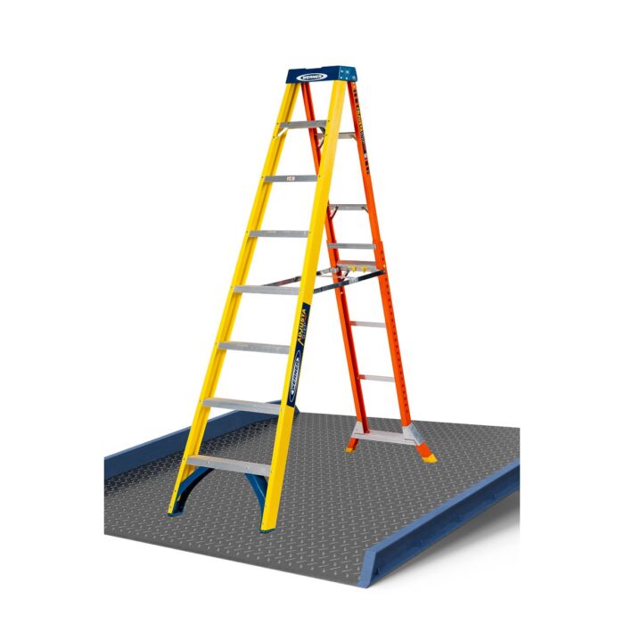 GRP WERNER AdjustaStep PRO® Stepladder 8 Tread - Image 17