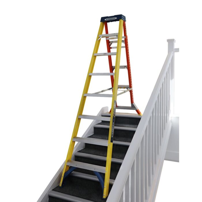 GRP WERNER AdjustaStep PRO® Stepladder 8 Tread - Image 15