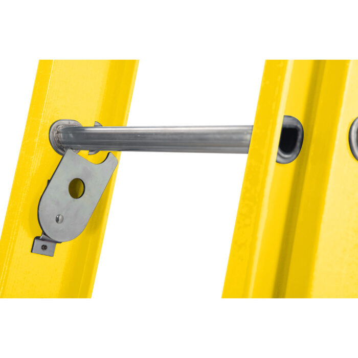 Werner 3.6m  2 Section Rope Operated Fibreglass Ladder - Image 6
