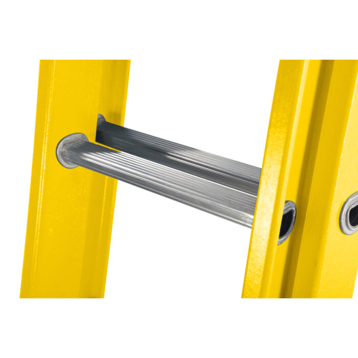 Werner 3.6m  2 Section Rope Operated Fibreglass Ladder - Image 2