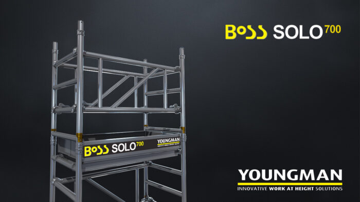 Werner 'BOSS Solo 700' One-Man Alloy Tower 5.2m Working Height (3.2m Platform Height) - Image 5