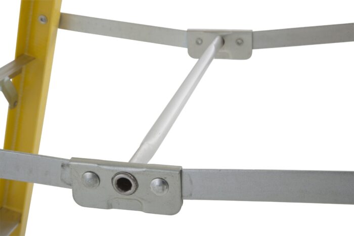 LFI Professional 6 Tread Fibreglass Swingback Step - Image 2