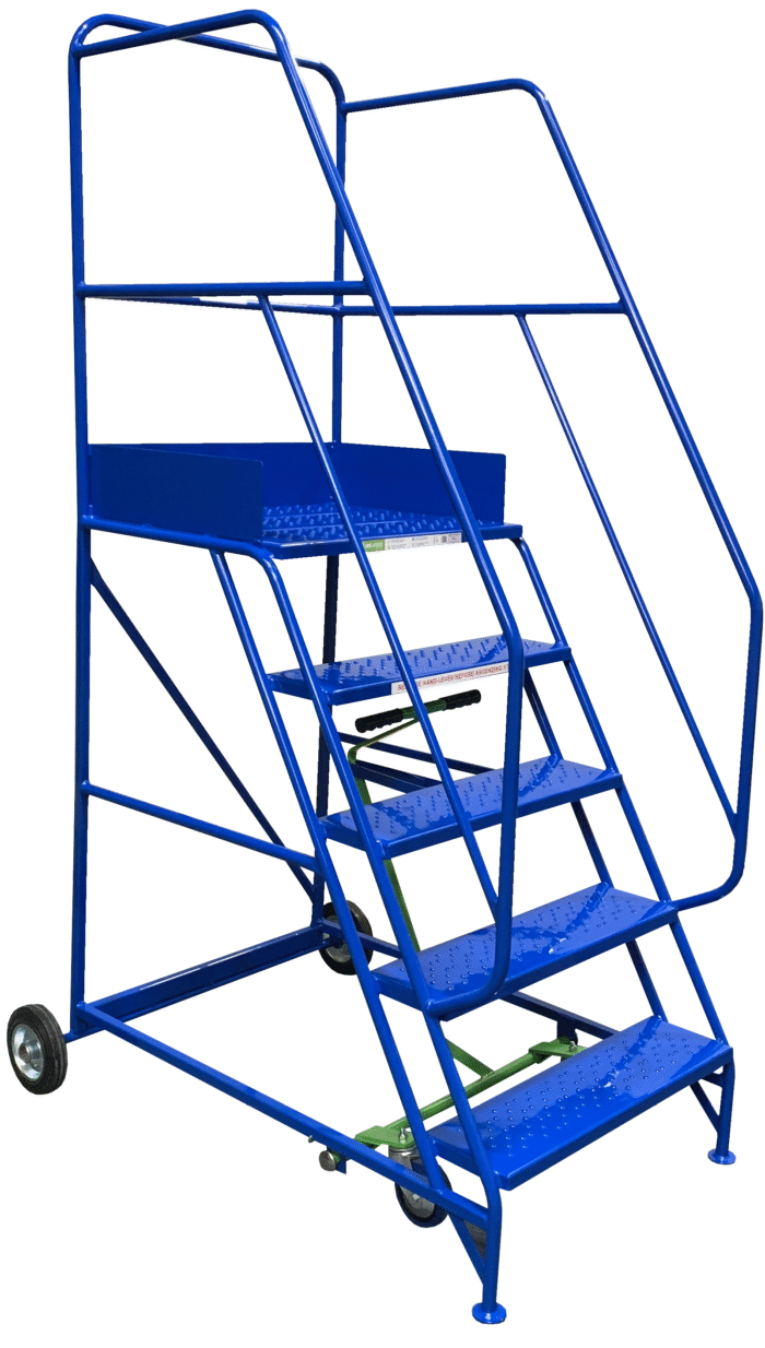 6 Tread Heavy-Duty Industrial Mobile Safety Step