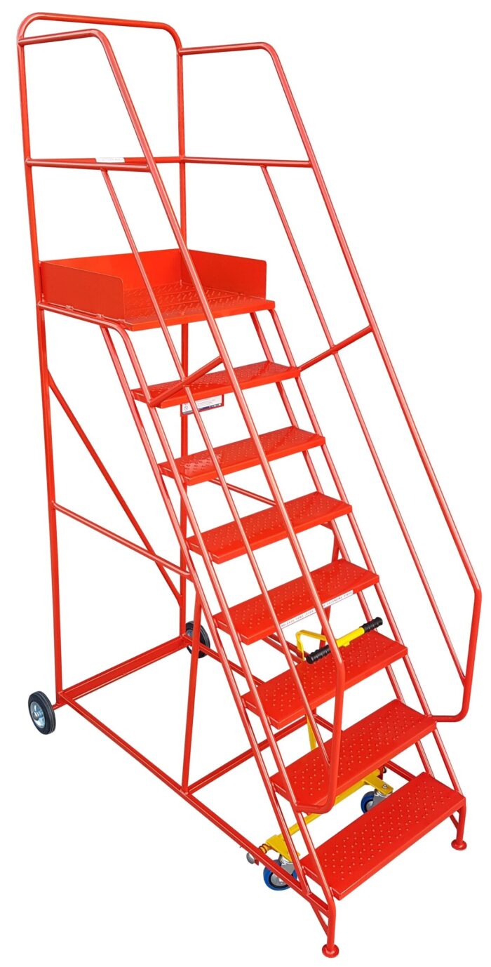 8 Tread Heavy-Duty Industrial Mobile Safety Step
