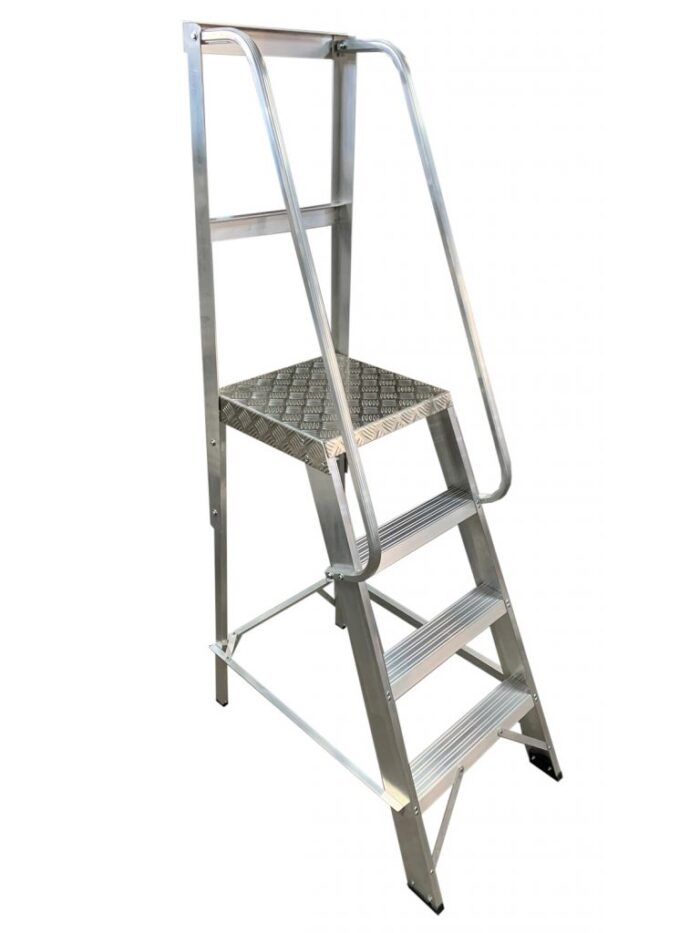 Fixed Industrial 4 Tread Machine Step - Image 3