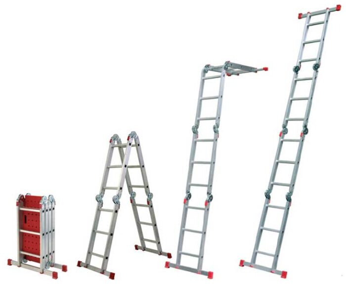 WERNER 12-way Multi Purpose Folding Ladder with platform - Image 8