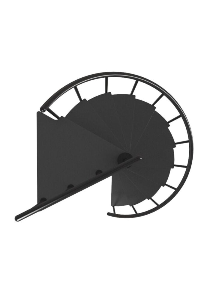 Dolle 'Calgary' anthracite spiral staircase 140cm - Image 4