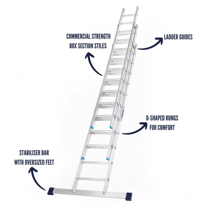 Taskmaster Double 5.0m Professional EN131 Ladder - Image 9