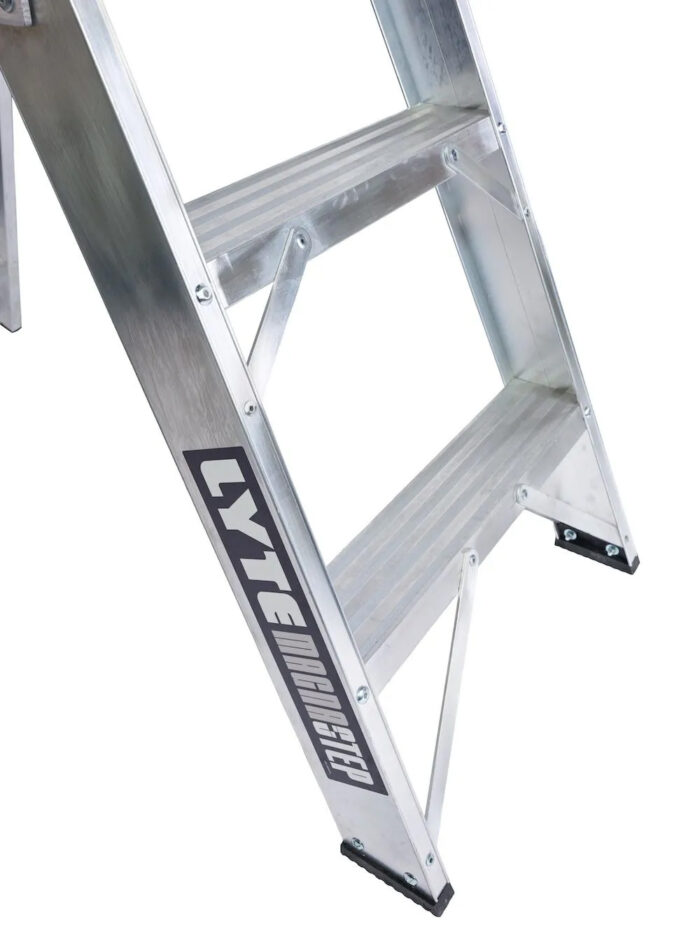 Lyte MagnaStep Aluminium Swingback Step 6 Tread - Image 5