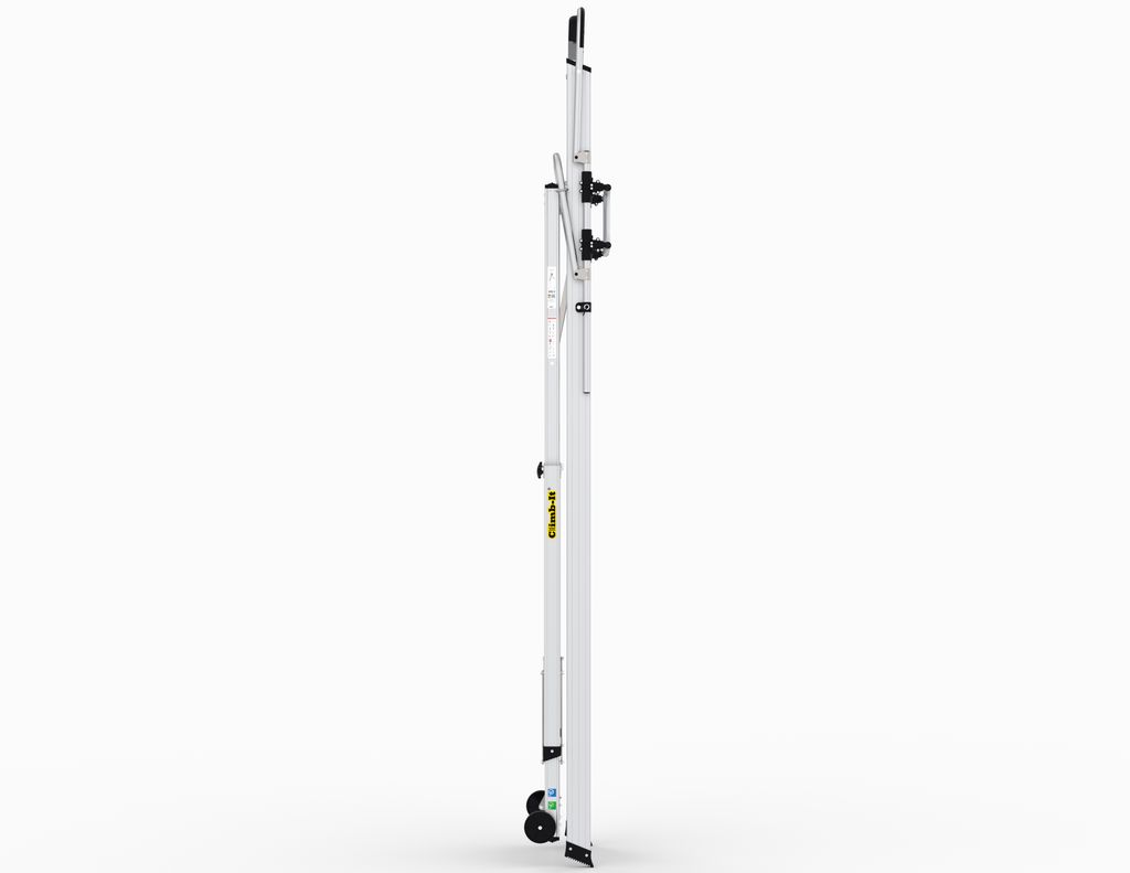 Climb-It Large Platform Folding Step With Safety Gates - 8 Tread - Image 3